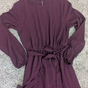 First Love Deep Purple Maxi Dress